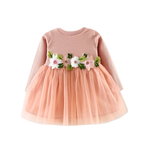 Other - Baby Girl Long Sleeve Tutu Dress